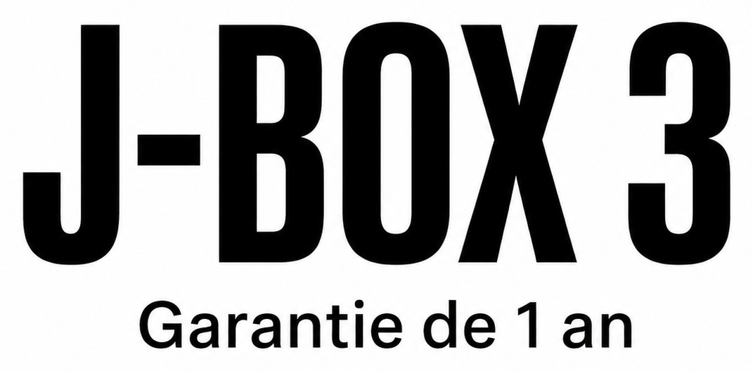J-BOX 3 Garantie de 1 an